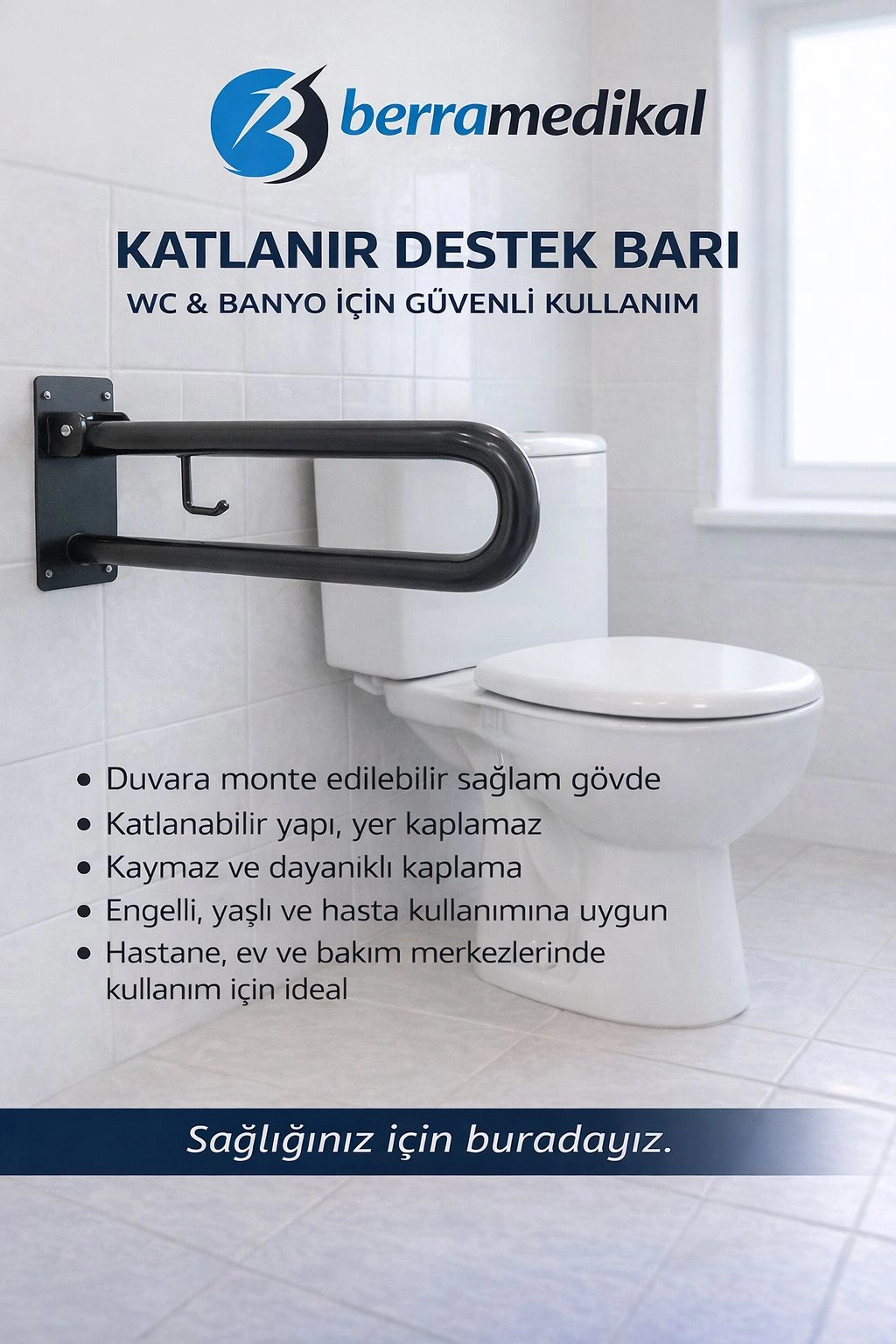 Hasta Klozet Tutunma Barı