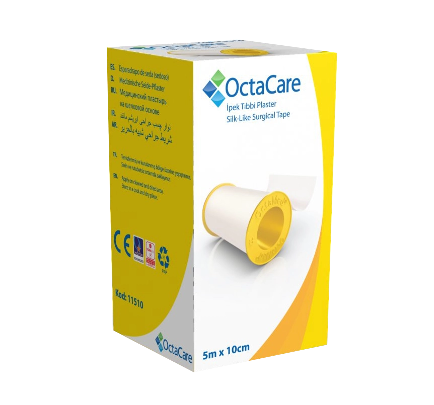 Octacare İpek Tıbbi Plaster 5m x 10cm