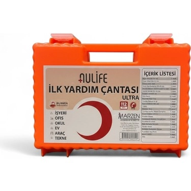 Ilk Yardım Çantası Seti Ultra – Iş Yeri, Ofis, Araç, Ev ve Tekne Için 112 Acil Uyumlu Ilk Yardım Seti Ecza Dolabı