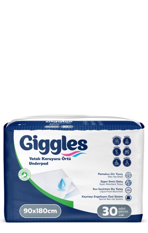 Giggles Yatak Koruyucu Örtü 90x180 30 Lu