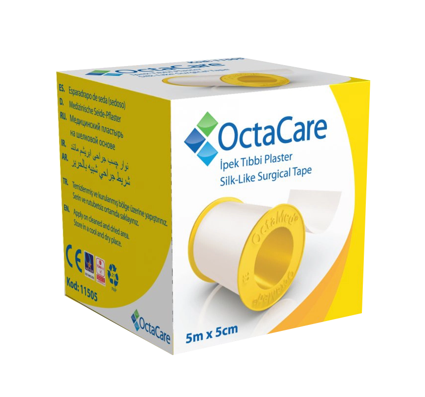 Octacare İpek Tıbbi Plaster 5m x 5cm