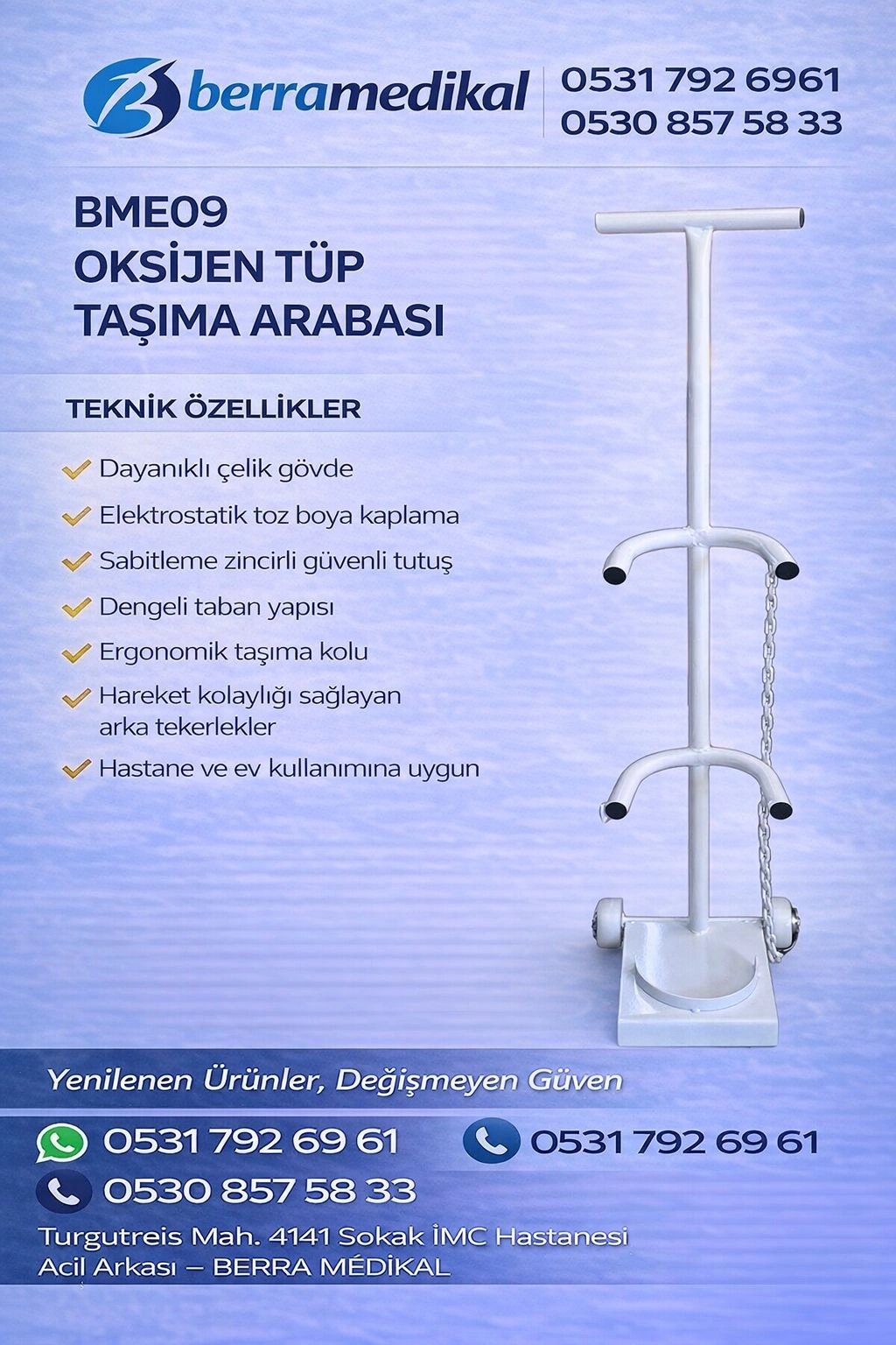 Tüp Taşıma Arabası